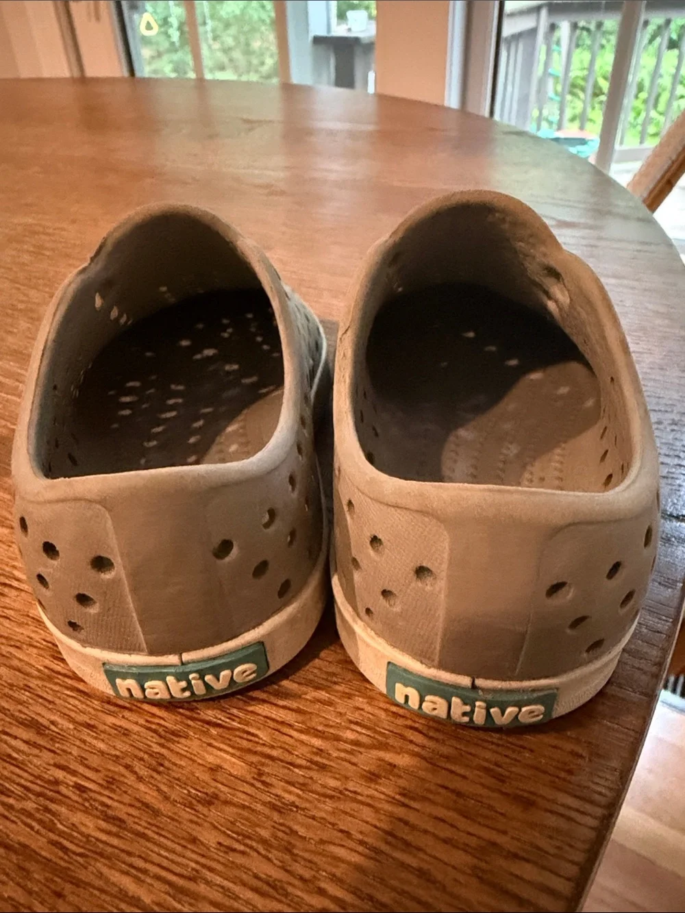 Native Kids Light Gray Water Shoes